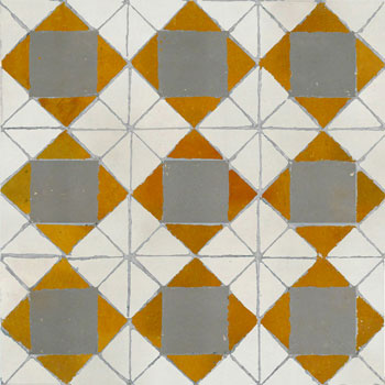 Mosaic House Moroccan tile Bassat 27-1-8 Dark Gray White Ochre  zellige, mosaic, zellij, field, pattern, glaze, simple, classic 